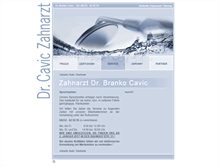Tablet Screenshot of dr-cavic.de